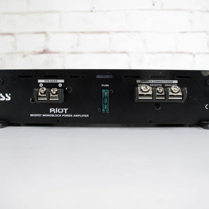 Boss R1100M Riot MOSFET Monoblock 1100 Watt Car Audio Amplifier Black - ZeereeZ