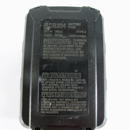 Bostitch BCB204 20V Max 4.0 Ah Lithium Ion Battery Pack W/ Fuel Gauge - ZeereeZ