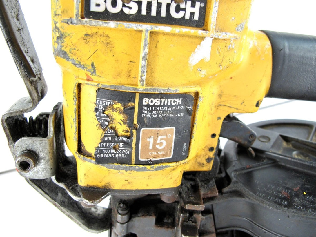 Bostitch IC60 - 1 1" - 2 - 1/4" x .080" - .090" Diameter Coil Pallet Nailer Nail Gun - ZeereeZ