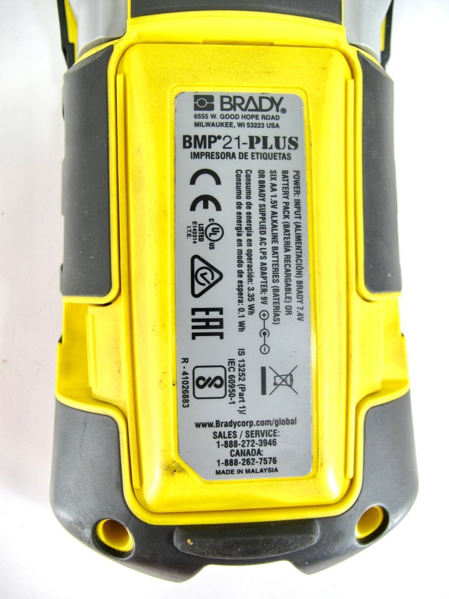 Brady BMP21 - PLUS Handheld Label Printer w/ Case and Rechargable Battery - ZeereeZ