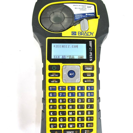 Brady BMP21 - PLUS Handheld Label Printer w/ Case and Rechargable Battery - ZeereeZ