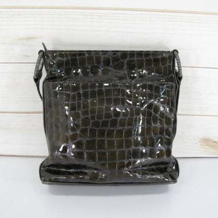 Brighton Cher H30785 Bronze Croc Leather Ladies Handbag Purse - ZeereeZ