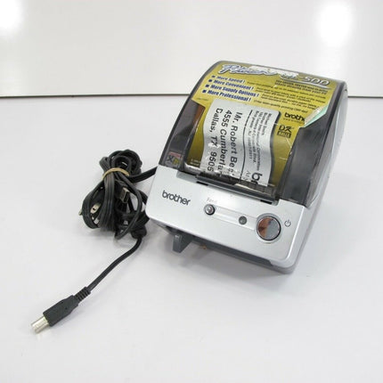 Brother P - Touch QL - 500 Manual - Cut PC Label Printing System - ZeereeZ