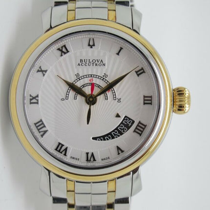 Bulova Accutron Amerigo Swiss Made 26 Jewel Two Tone Automatic Watch Size 6 - ZeereeZ