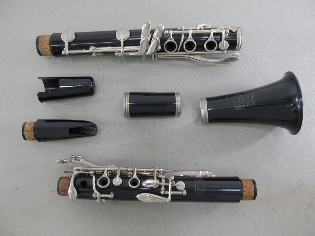 Bundy Resonite Bb Student Model Open Hole Clarinet w/ Mouthpiece - ZeereeZ