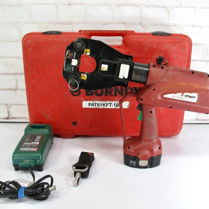 Burndy Condi PAT81KFT - 18V Patriot 18V 4 - Point 6 Ton Hydraulic Crimp Tool - ZeereeZ