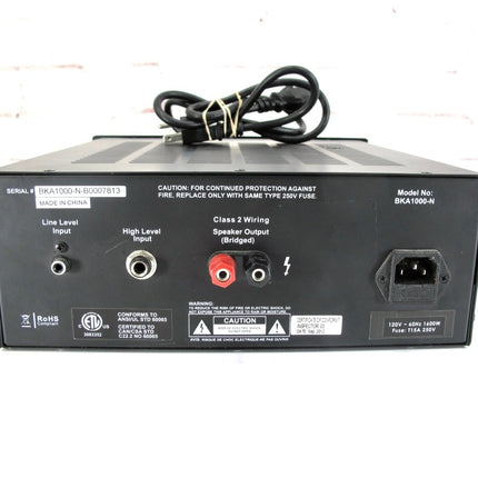 Buttkicker BKA1000 - N 1000W/4ohms 1900W/2ohms Subwoofer and Shaker Amplifier - ZeereeZ