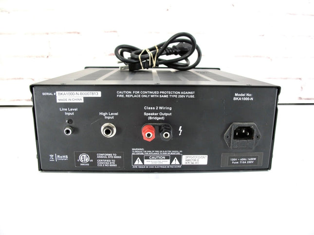 Buttkicker BKA1000 - N 1000W/4ohms 1900W/2ohms Subwoofer and Shaker Amplifier - ZeereeZ