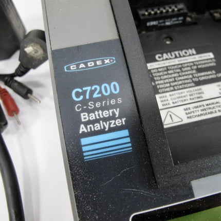 CADEX C7200 Battery Analyzer Charger with 07 - 110 - 0115 Smart Cable - ZeereeZ