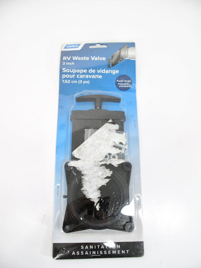 Camco Sewer Waste Valve 39513 Waste Valve For RV Black Water System 3 Inch - ZeereeZ