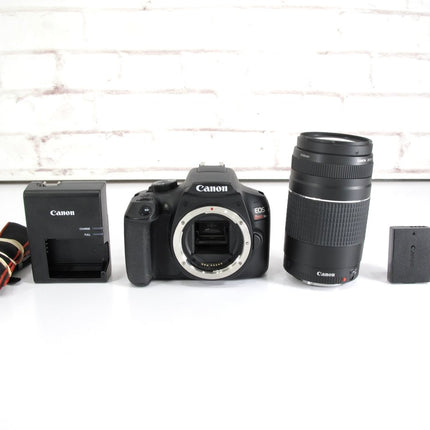Canon EOS Rebel T6 18.0MP Digital SLR Camera w/ 75 - 300mm Zoom Lens - ZeereeZ