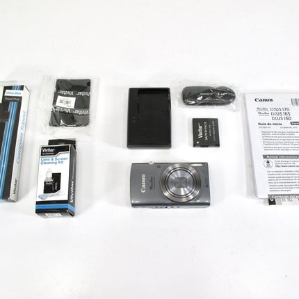 Canon PowerShot ELPH 160 20.0 MP 8.0x Optical Zoom HD Point & Shoot Camera - ZeereeZ