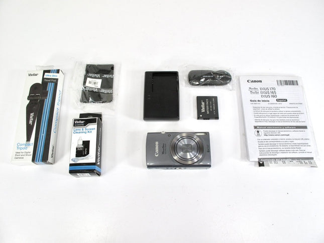 Canon PowerShot ELPH 160 20.0 MP 8.0x Optical Zoom HD Point & Shoot Camera - ZeereeZ