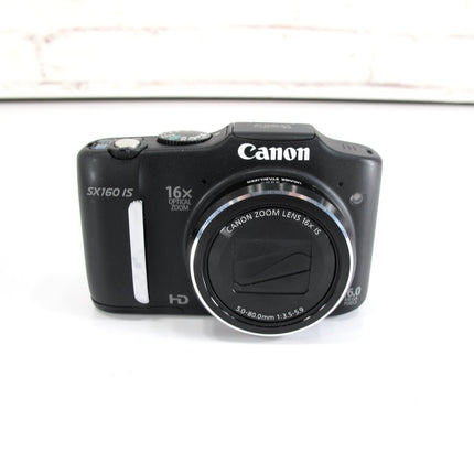 Canon PowerShot SX160 IS 16.0 MP HD 3.0" LCD 16x Optical Zoom Digital Camera - ZeereeZ