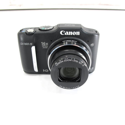 Canon PowerShot SX160 IS 16.0 MP HD 3.0" LCD 16x Optical Zoom Digital Camera - ZeereeZ