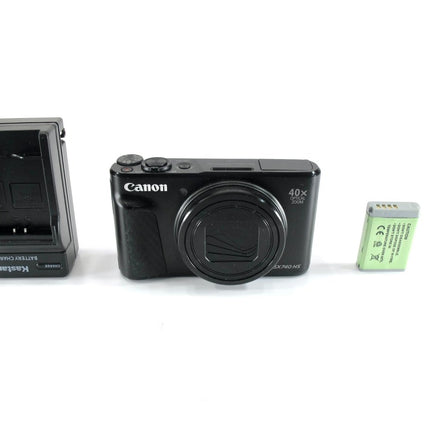 Canon PowerShot SX740 HS 20.3MP 4K Digital Camera 40x Optical Zoom Wi - Fi Black - ZeereeZ