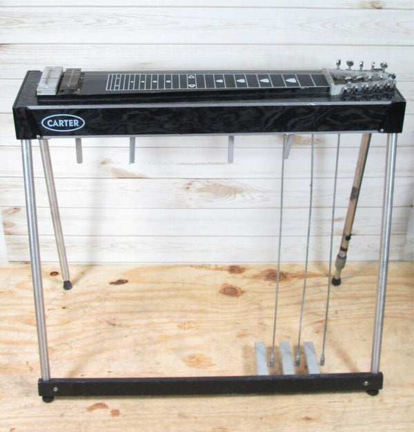 Carter Starter 10 String Steel Guitar 3 Pedal, 4 Lever Black 3x4 - ZeereeZ