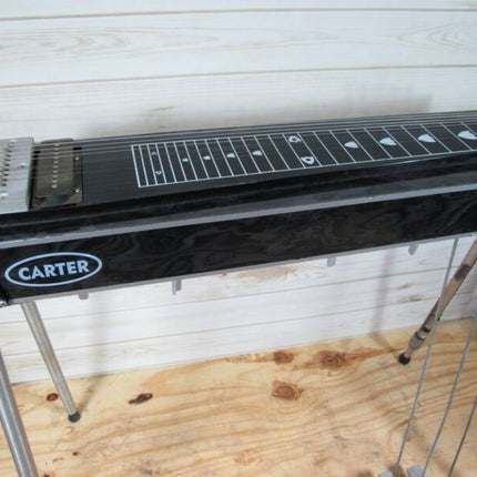 Carter Starter 10 String Steel Guitar 3 Pedal, 4 Lever Black 3x4 - ZeereeZ