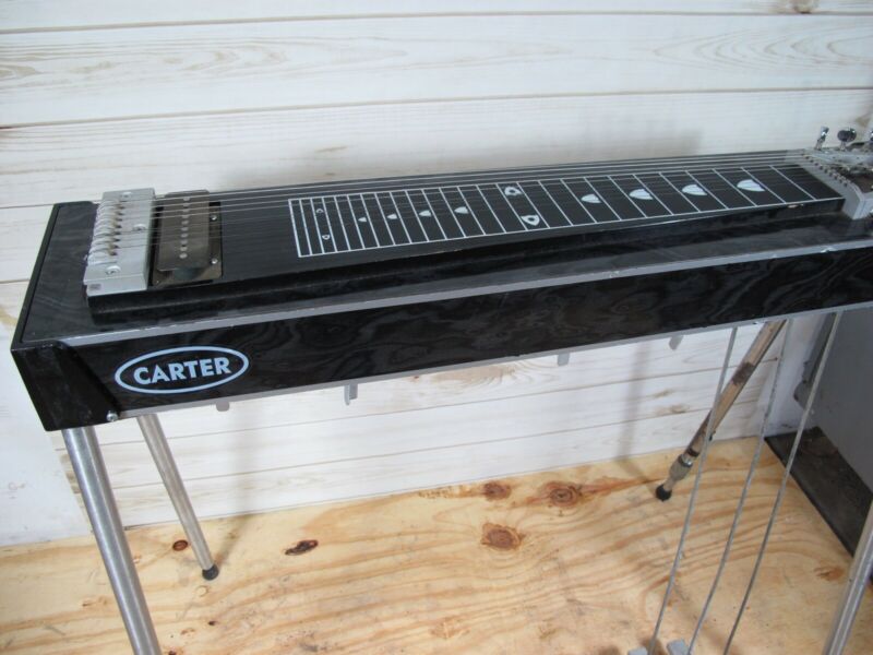 Carter Starter 10 String Steel Guitar 3 Pedal, 4 Lever Black 3x4 - ZeereeZ