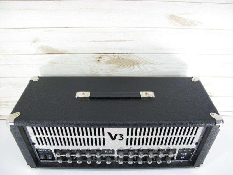 Carvin V3 100 Watt 3 - Channel Guitar Tube Amplifier Head Amp USA - ZeereeZ