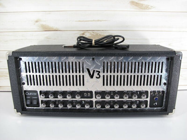 Carvin V3 100 Watt 3 - Channel Guitar Tube Amplifier Head Amp USA - ZeereeZ