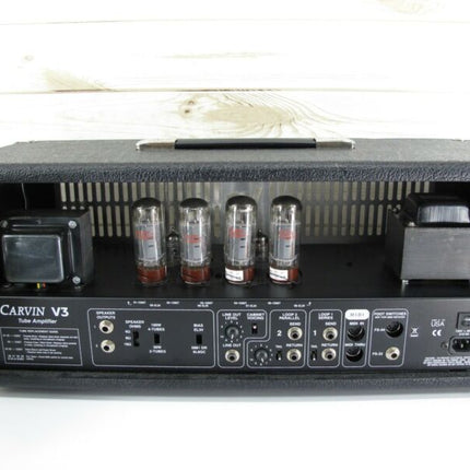 Carvin V3 100 Watt 3 - Channel Guitar Tube Amplifier Head Amp USA - ZeereeZ