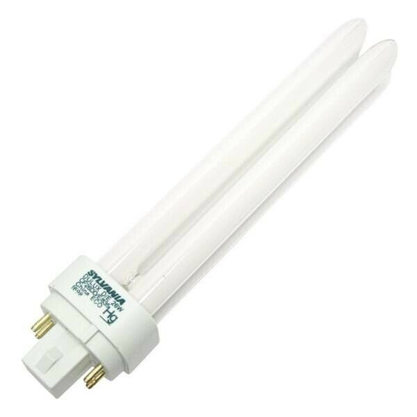 Case of 49 Sylvania Delux CF26DD/E/835/ECO 26w T4 4Pin 3,500K White Compact Bulb - ZeereeZ