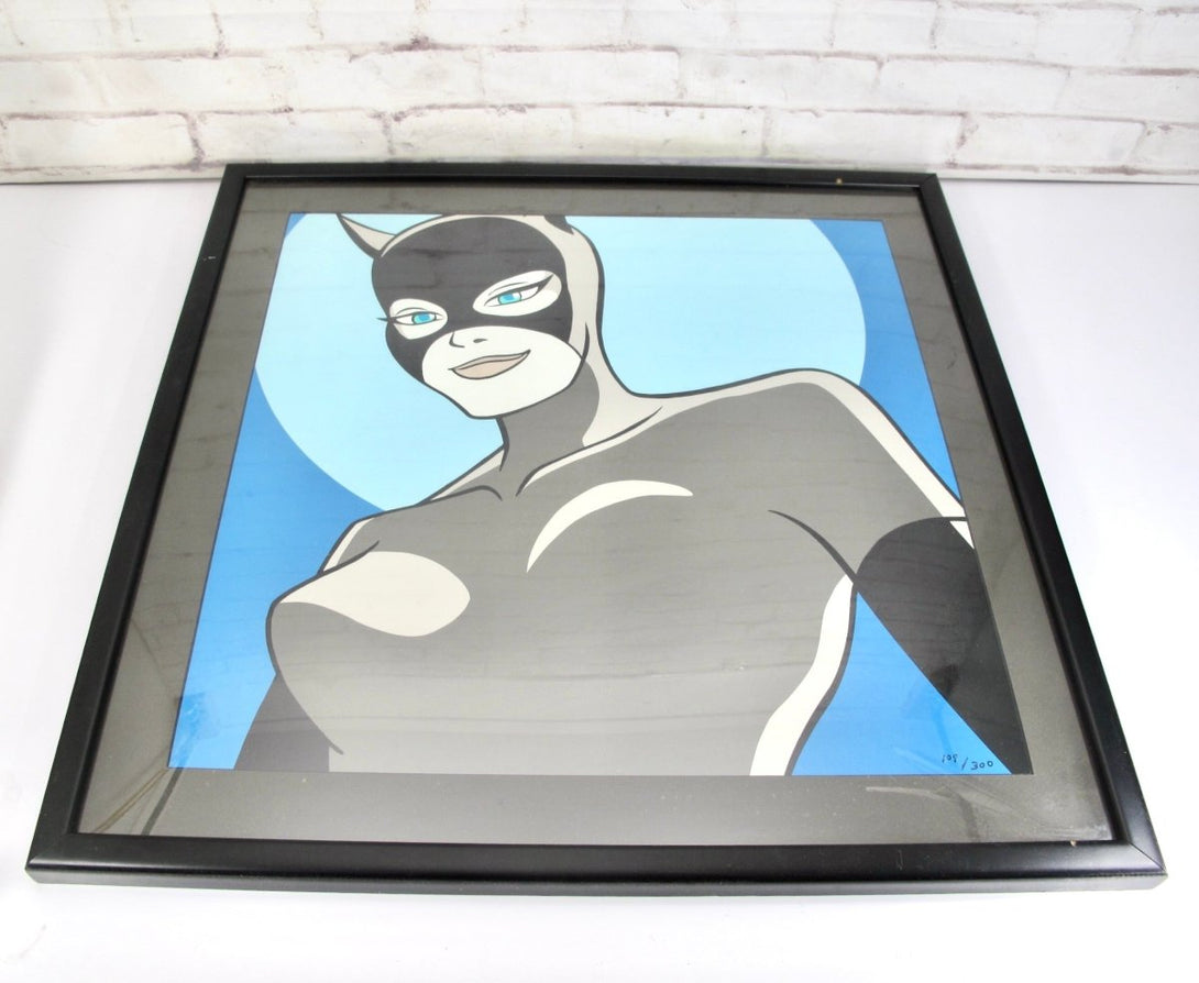 Catwoman Original Warner Brothers Limited Edition Lithograph 109/300 - ZeereeZ