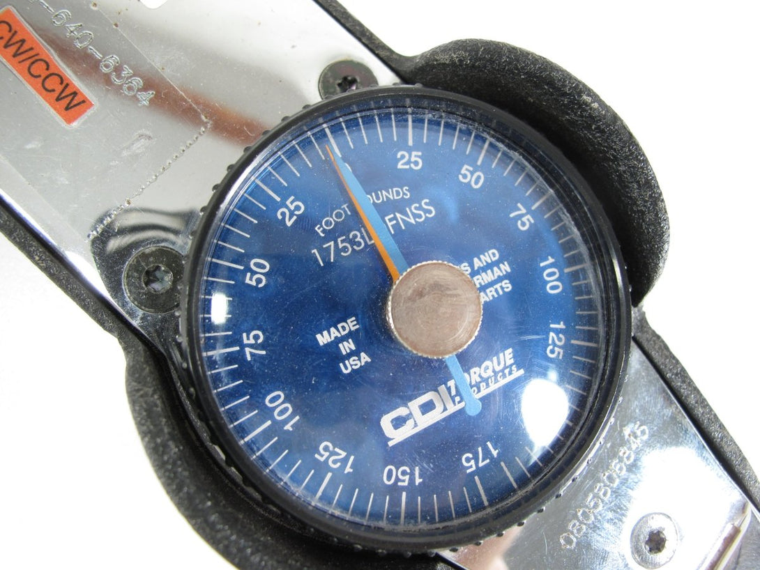 CDI 1753LDFNSS 1/2" Drive 0 - 175 Ft Lbs Dial Torque Wrench - ZeereeZ