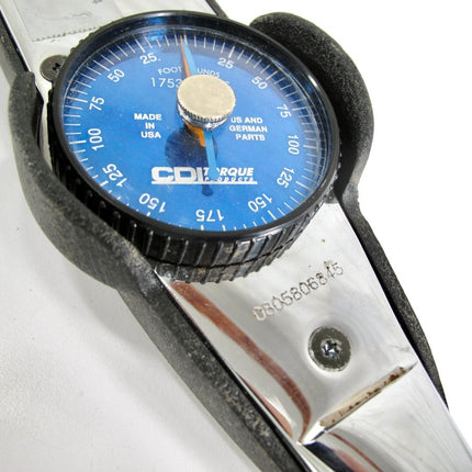 CDI 1753LDFNSS 1/2" Drive 0 - 175 Ft Lbs Dial Torque Wrench - ZeereeZ