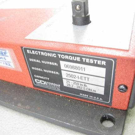 CDI 2502 - I - ETT 3/8" Drive Electronic Torque Tester, 25 - 250 lb - ZeereeZ