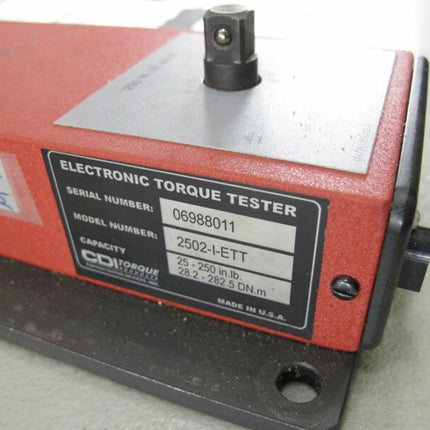 CDI 2502 - I - ETT 3/8" Drive Electronic Torque Tester, 25 - 250 lb - ZeereeZ