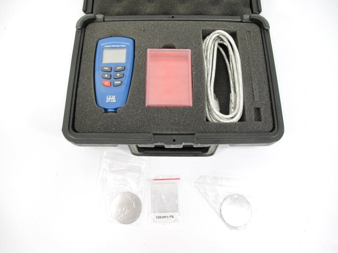 CEM DT - 156 Professional Paint Coating Thickness Tester Meter Gauge Digital Kit - ZeereeZ