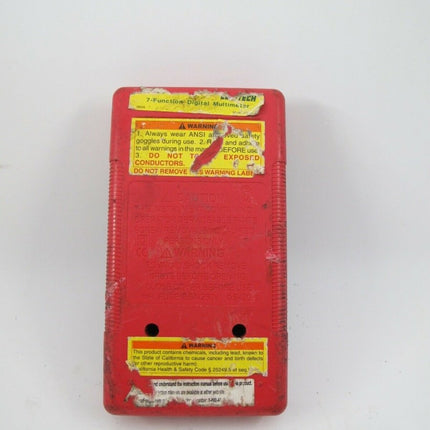 Cen - Tech 7 Funciton Digital Multimeter Tester w/ Leads - ZeereeZ