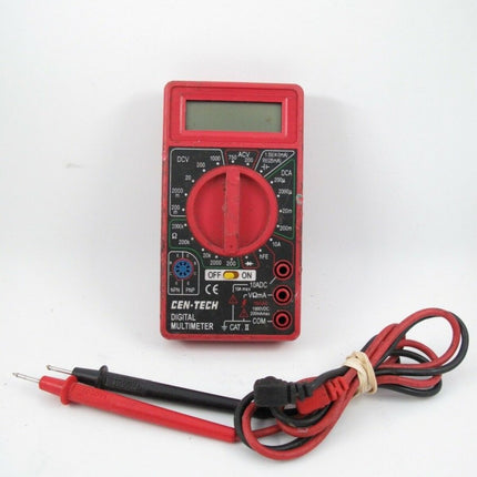 Cen - Tech 7 Funciton Digital Multimeter Tester w/ Leads - ZeereeZ