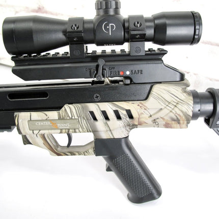 CenterPoint Sniper 370 Adjustable Camouflage Crossbow & 4 Bolt Package - ZeereeZ
