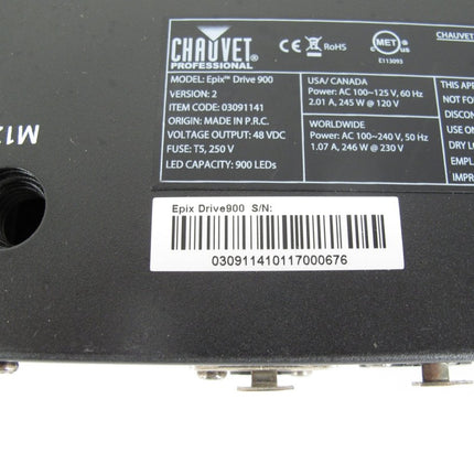 Chauvet Pro ÉPIX Drive 900 Tour Series Light Processing Power Supply Control - ZeereeZ