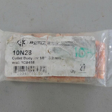 CK Worldwide 10N28 Collet Body for 1/8" 3.2mm 20 Pack - ZeereeZ