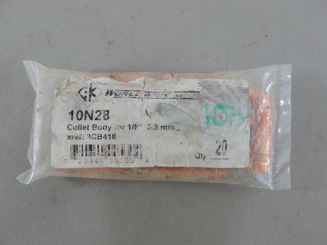 CK Worldwide 10N28 Collet Body for 1/8" 3.2mm 20 Pack - ZeereeZ