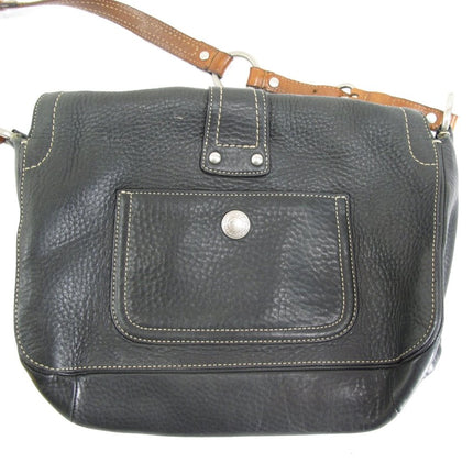Coach Chelsea F10893 Black Pebbled Leather Shoulder Bag - ZeereeZ