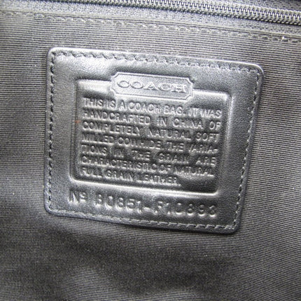 Coach Chelsea F10893 Black Pebbled Leather Shoulder Bag - ZeereeZ