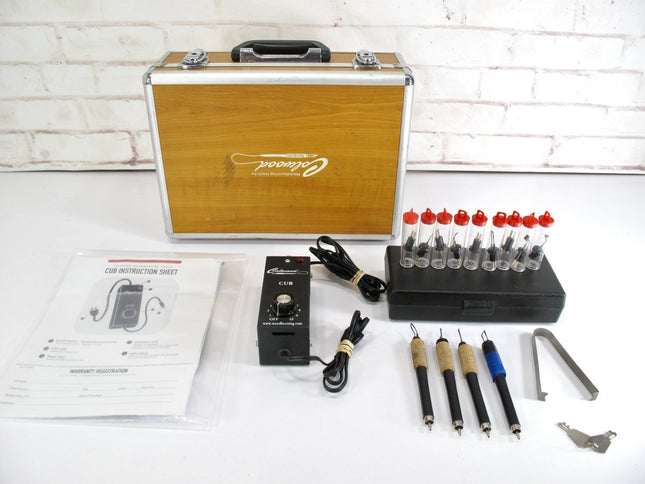 Colwood Cub Wood Burning Set w/ 4 Handpicks & 12 tips - ZeereeZ