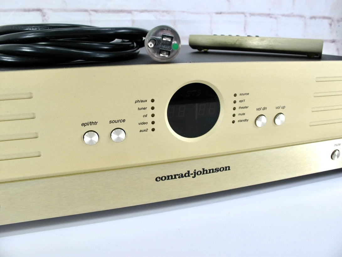 Conrad Johnson ET5 Enhanced Triode Tube Preamplifier CJ Serviced in 2023 - ZeereeZ