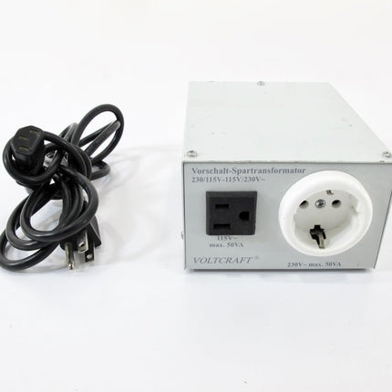 Conrad Voltcraft Euro to US or US to Euro Power Transformer 230V to 115V - ZeereeZ