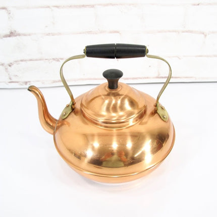 Copral 8 Inch Copper Tea Kettle with Lid Made in Portugal - ZeereeZ