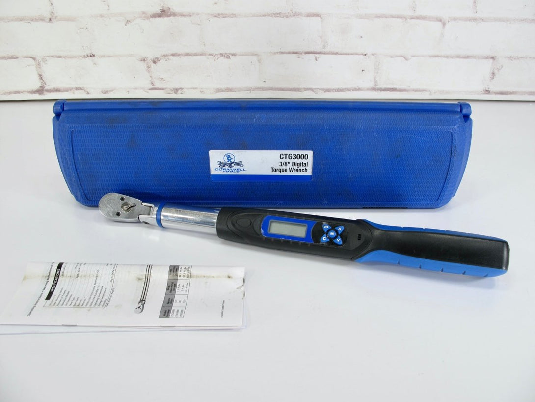 Cornwell CTG3000 Digital 3/8" drive angular Torque Wrench 6.8Nm to 135Nm - ZeereeZ