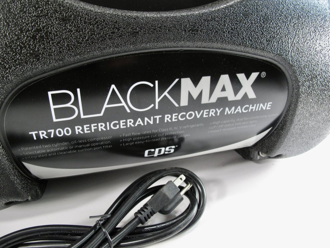 CPS TR700 BlackMax Twin Cylinder HVAC Refrigerant Recovery Machine - ZeereeZ