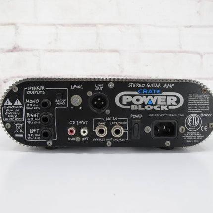 Crate CPB150 Power Block 150 Watt Compact Guitar Amplifier Head - ZeereeZ