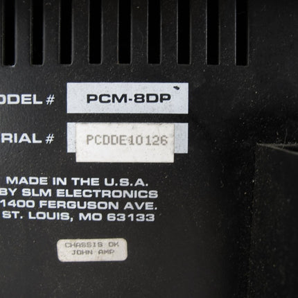 Crate PCM - 8DP 8 channel 200W Powered PA Mixer Head w/ Effects/ Phantom Power - ZeereeZ