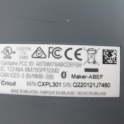 Cricut Maker CXPL301 Die Cutting Home Crafting Machine - ZeereeZ